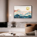 Boho 237 Canvas Art 18" x 24" / 45 x 60 cm / Black