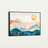 Boho 237 Canvas Art 18" x 24" / 45 x 60 cm / Black