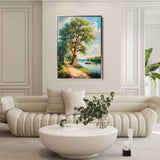 Landscape 237 Canvas Art 18" x 24" / 45 x 60 cm / Black