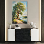 Landscape 237 Canvas Art 18" x 24" / 45 x 60 cm / Black