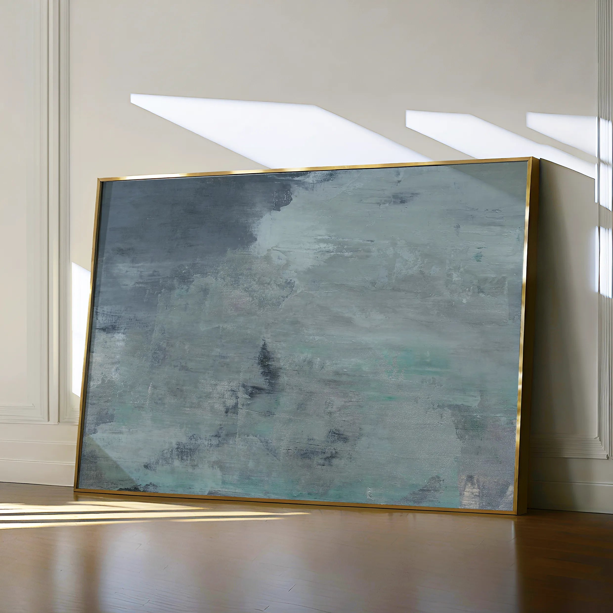 Abstract 238 Canvas Art 18" x 24" / 45 x 60 cm / Black