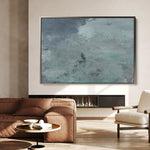 Abstract 238 Canvas Art 18" x 24" / 45 x 60 cm / Black