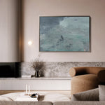 Abstract 238 Canvas Art 18" x 24" / 45 x 60 cm / Black