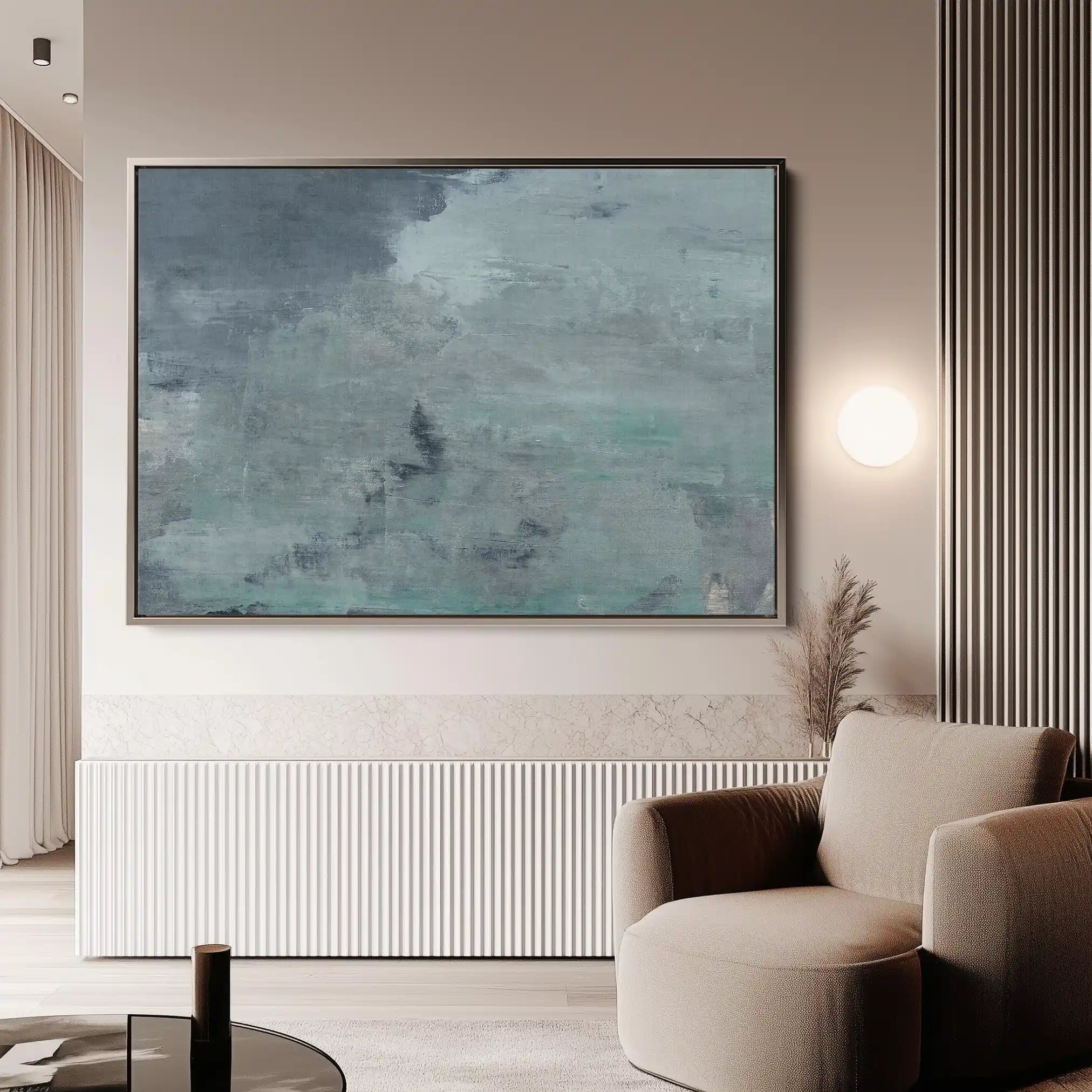 Abstract 238 Canvas Art 60 x 40 cm / Black