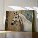 Horses 238 Canvas Art 18" x 24" / 45 x 60 cm / Black