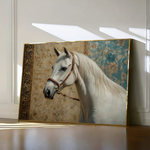 Horses 238 Canvas Art 60 x 40 cm / Black