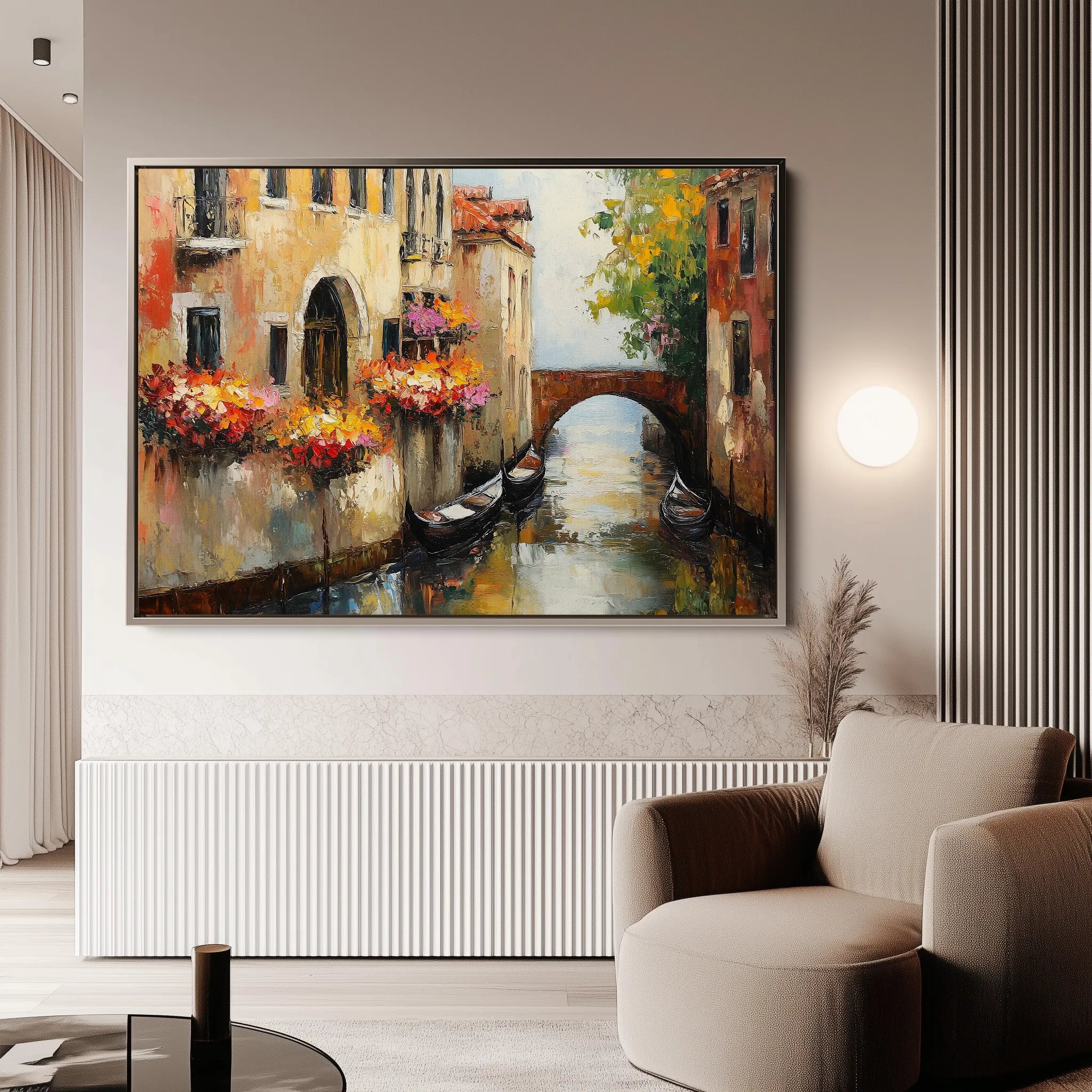 Landscape 238 Canvas Art 18" x 24" / 45 x 60 cm / Black
