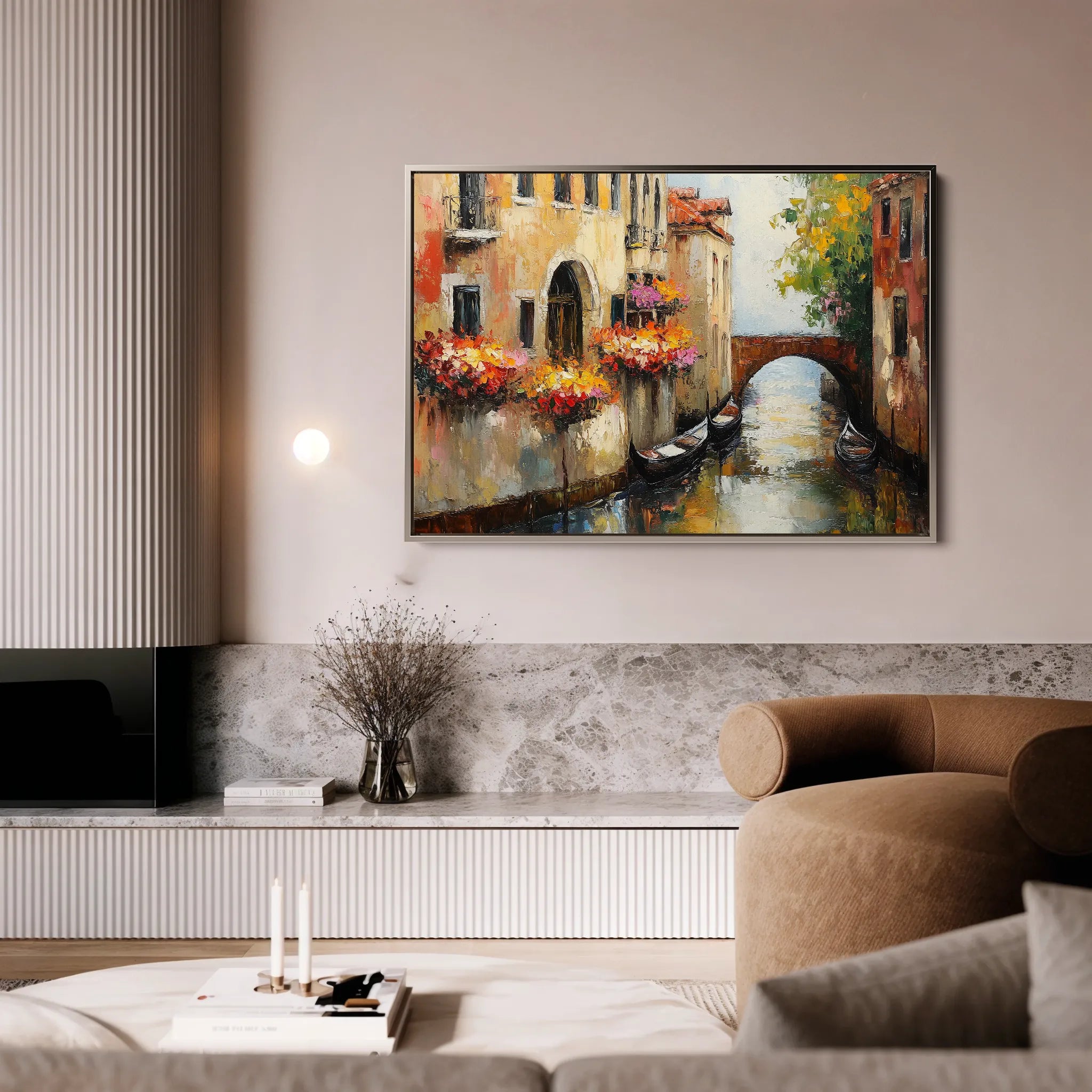 Landscape 238 Canvas Art 18" x 24" / 45 x 60 cm / Black