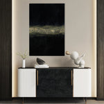 Abstract 239 Canvas Art 18" x 24" / 45 x 60 cm / Black