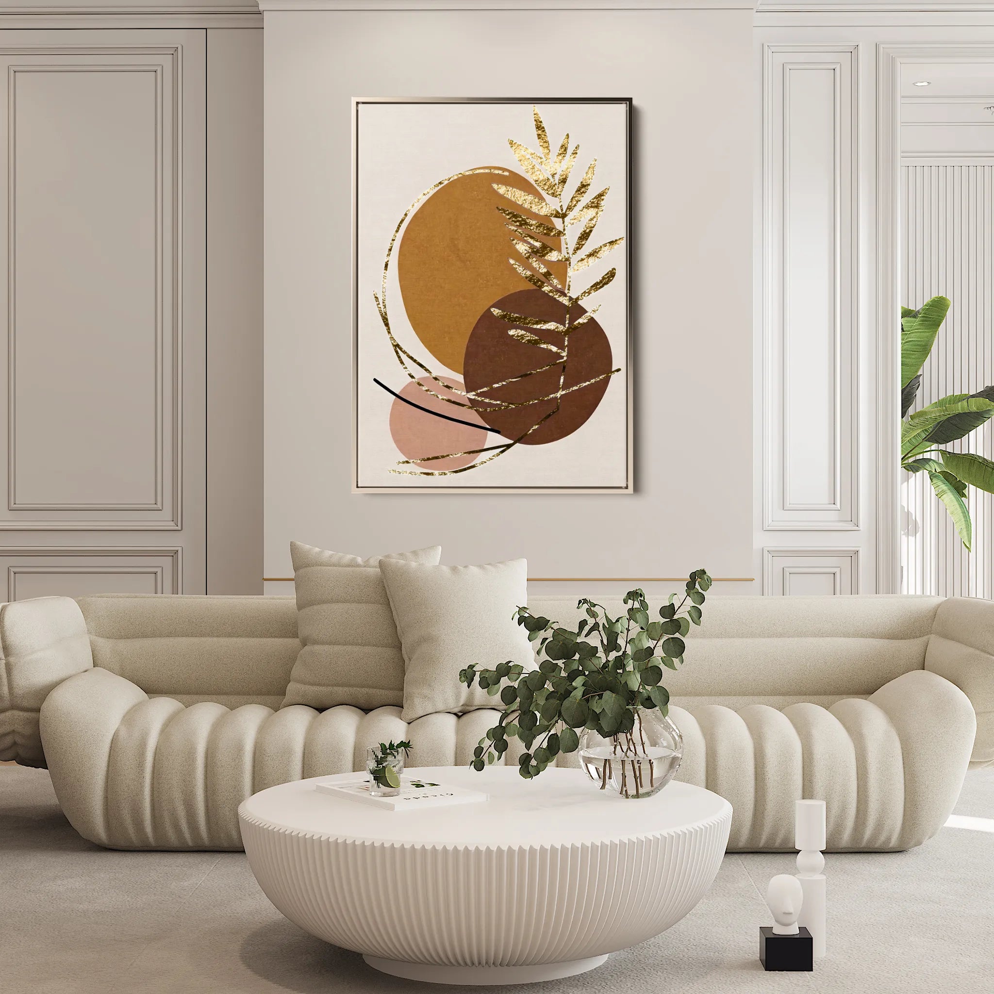 Boho 239 Canvas Art 18" x 24" / 45 x 60 cm / Black