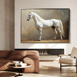 Horses 239 Canvas Art 60 x 40 cm / Black