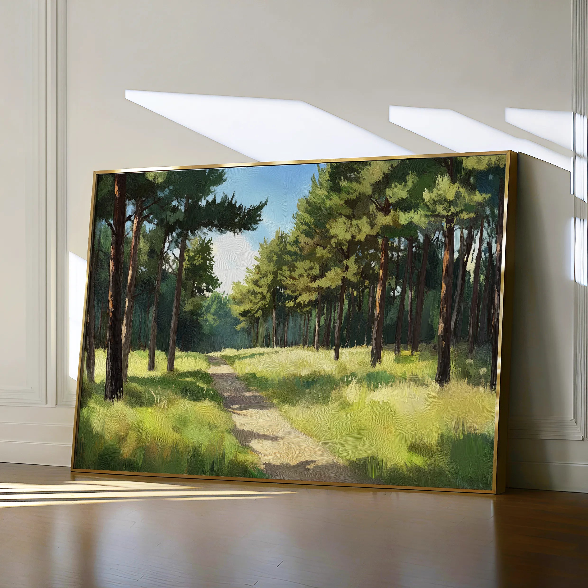 Landscape 239 Canvas Art 18" x 24" / 45 x 60 cm / Black