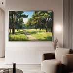 Landscape 239 Canvas Art 18" x 24" / 45 x 60 cm / Black