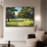 Landscape 239 Canvas Art 18" x 24" / 45 x 60 cm / Black