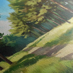 Landscape 239 Canvas Art 18" x 24" / 45 x 60 cm / Black
