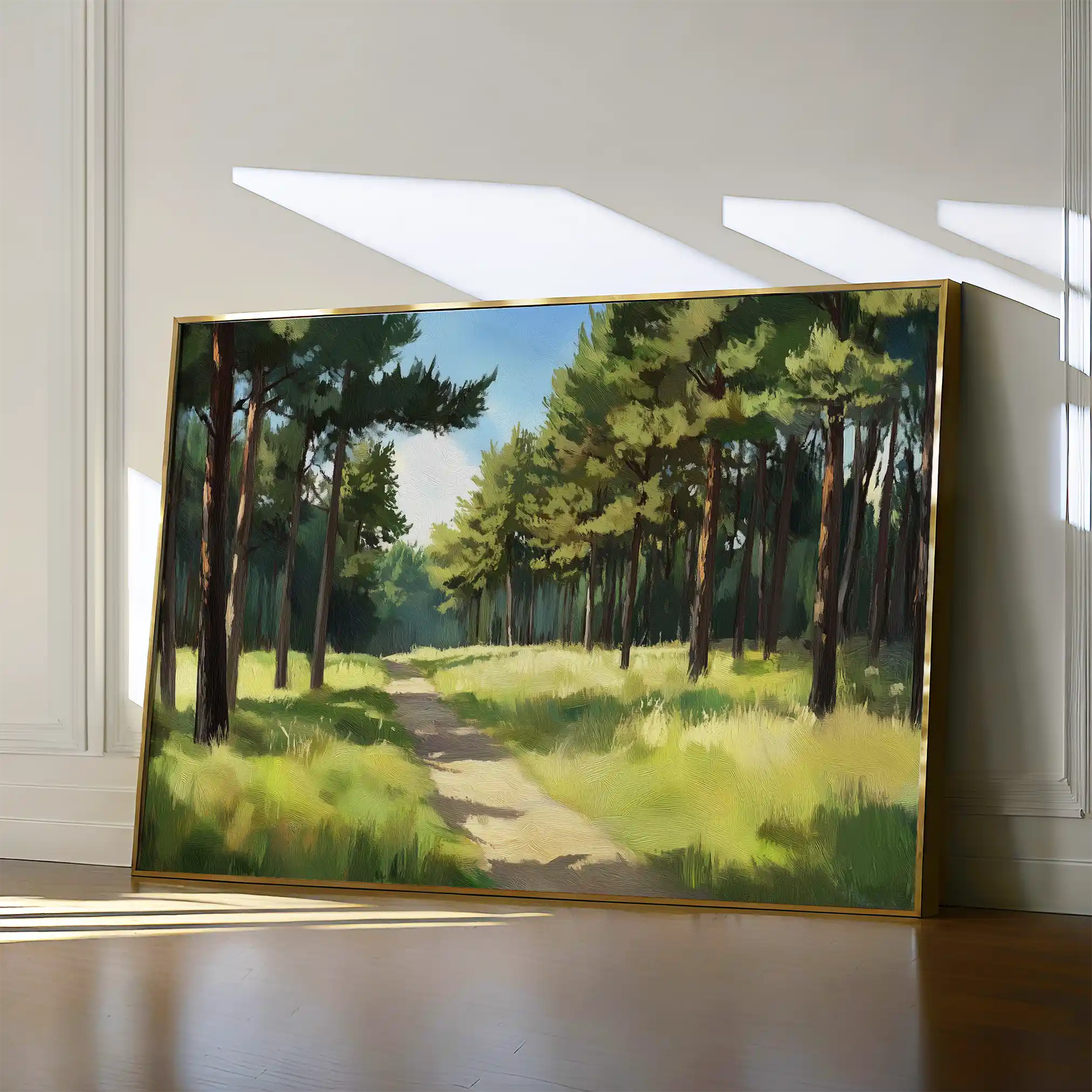 Landscape 239 Canvas Art 60 x 40 cm / Black