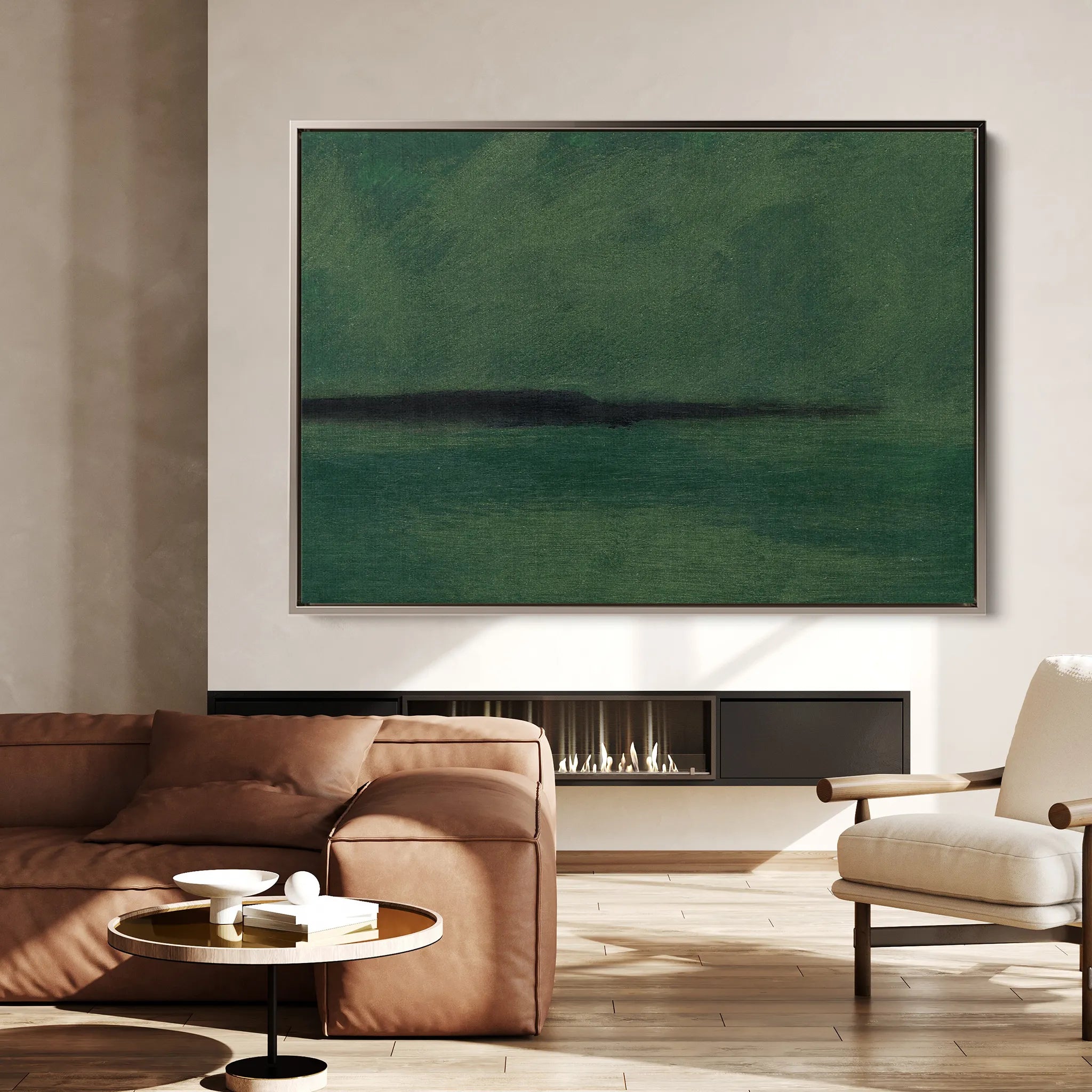 Abstract 240 Canvas Art 18" x 24" / 45 x 60 cm / Black