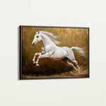 Horses 240 Canvas Art 60 x 40 cm / Black