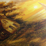 Landscape 240 Canvas Art 18" x 24" / 45 x 60 cm / Black