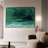 Abstract 241 Canvas Art 18" x 24" / 45 x 60 cm / Black