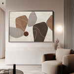 Boho 241 Canvas Art 18" x 24" / 45 x 60 cm / Black