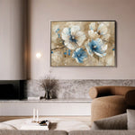 Floral 241 Canvas Art 60 x 40 cm / Black