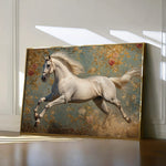 Horses 241 Canvas Art 18" x 24" / 45 x 60 cm / Black