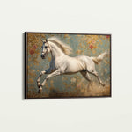 Horses 241 Canvas Art 18" x 24" / 45 x 60 cm / Black