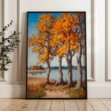 Landscape 241 Canvas Art 18" x 24" / 45 x 60 cm / Black