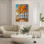 Landscape 241 Canvas Art 18" x 24" / 45 x 60 cm / Black