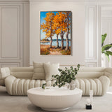 Landscape 241 Canvas Art 18" x 24" / 45 x 60 cm / Black