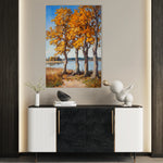 Landscape 241 Canvas Art 18" x 24" / 45 x 60 cm / Black