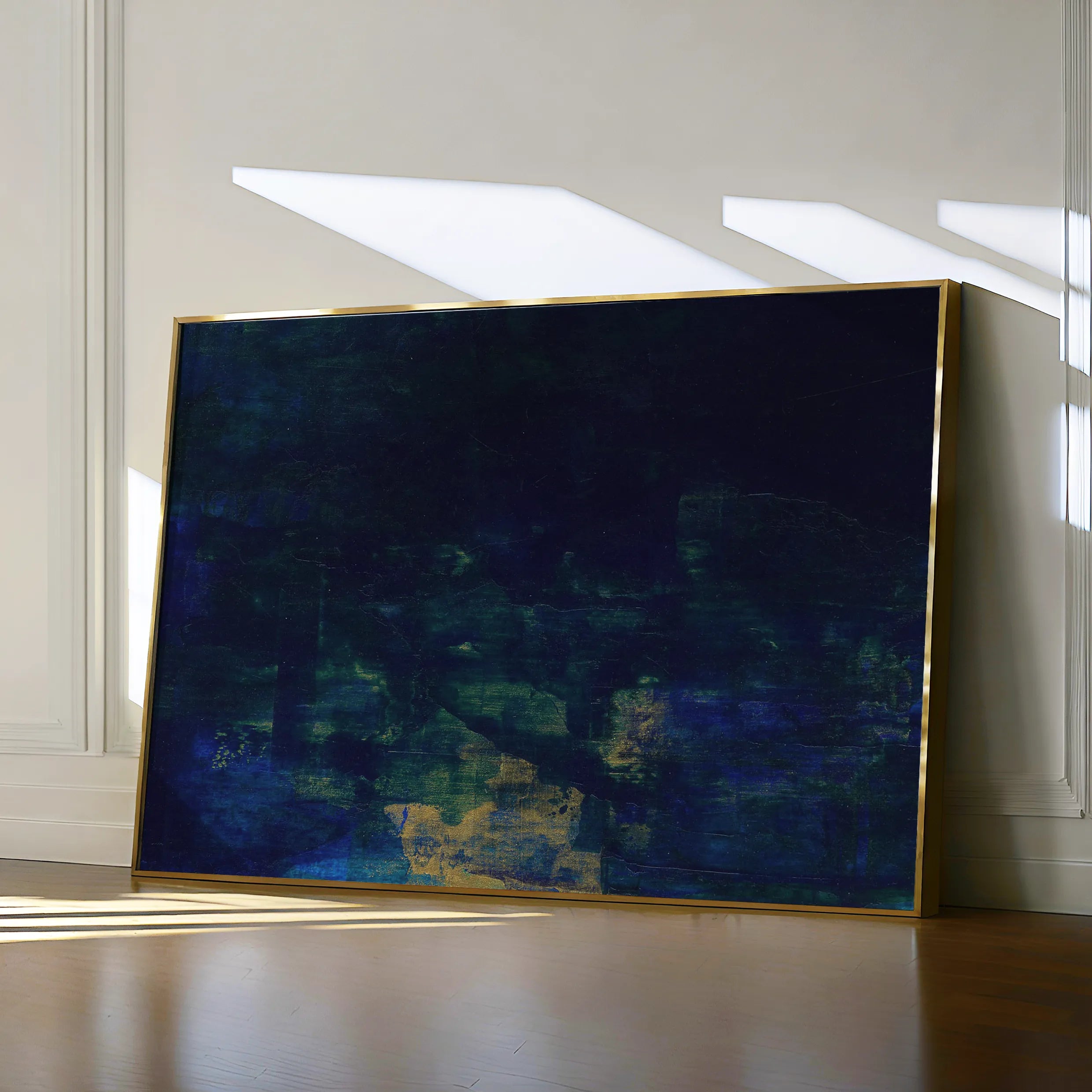Abstract 242 Canvas Art 18" x 24" / 45 x 60 cm / Black