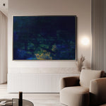 Abstract 242 Canvas Art 18" x 24" / 45 x 60 cm / Black