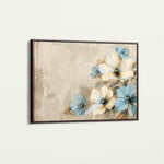 Floral 242 Canvas Art 60 x 40 cm / Black