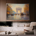Landscape 242 Canvas Art 18" x 24" / 45 x 60 cm / Black
