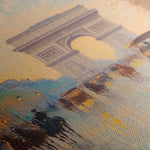 Landscape 242 Canvas Art 18" x 24" / 45 x 60 cm / Black