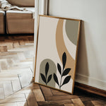 Boho 243 Canvas Art 18" x 24" / 45 x 60 cm / Black