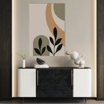 Boho 243 Canvas Art 18" x 24" / 45 x 60 cm / Black