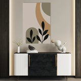 Boho 243 Canvas Art 18" x 24" / 45 x 60 cm / Black