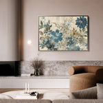 Floral 243 Canvas Art 60 x 40 cm / Black