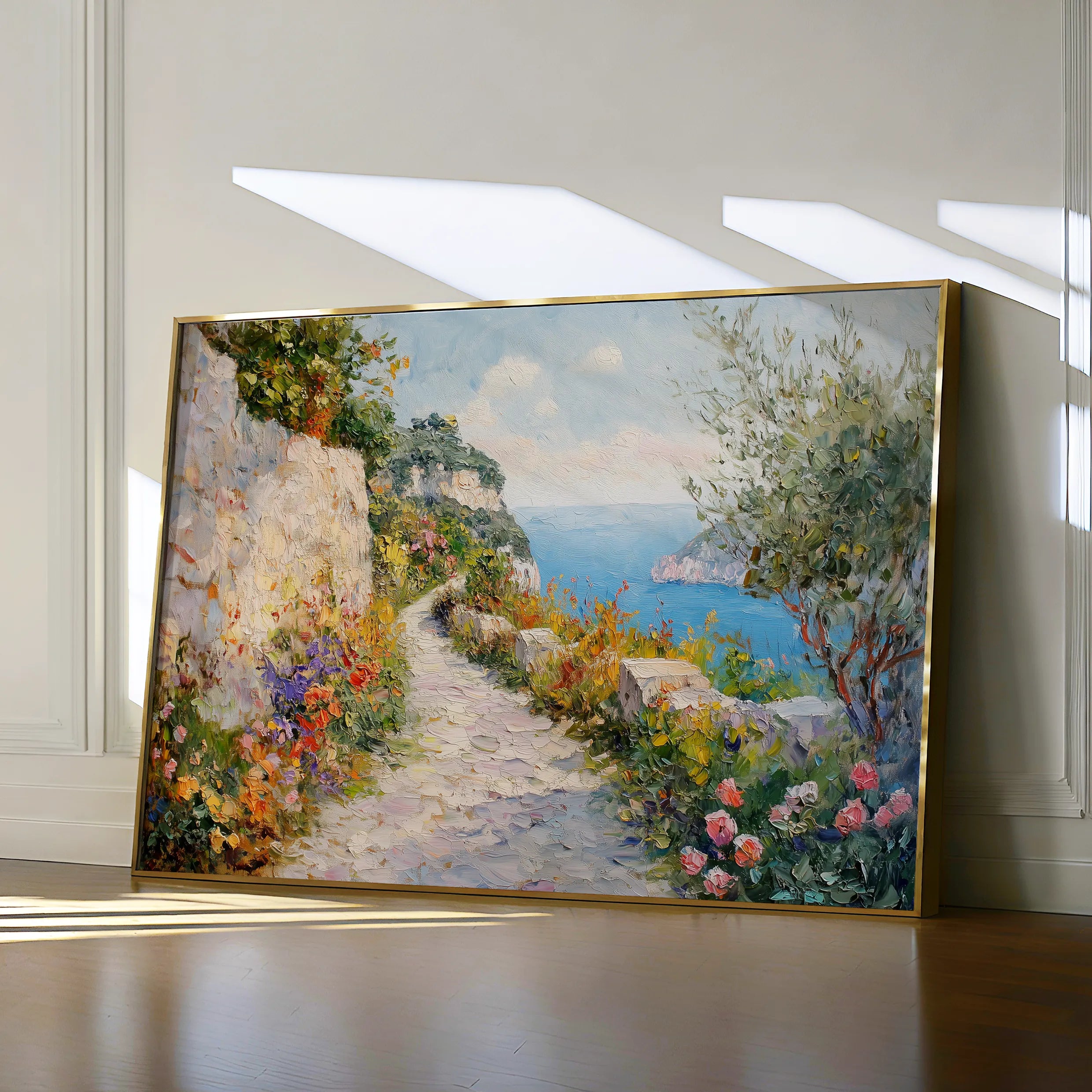 Landscape 243 Canvas Art 18" x 24" / 45 x 60 cm / Black