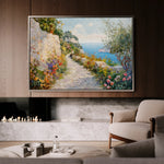 Landscape 243 Canvas Art 18" x 24" / 45 x 60 cm / Black
