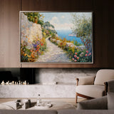 Landscape 243 Canvas Art 18" x 24" / 45 x 60 cm / Black