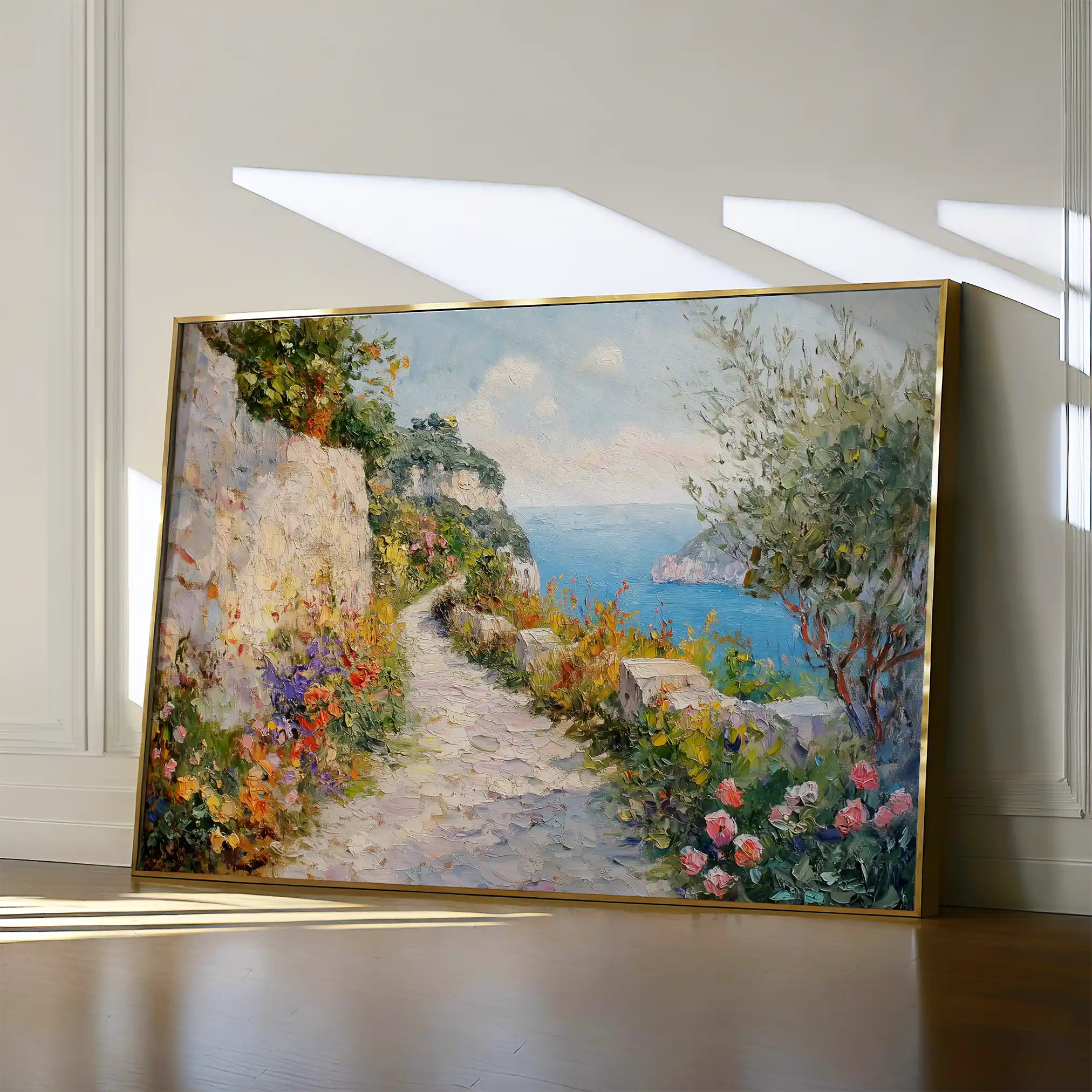 Landscape 243 Canvas Art 60 x 40 cm / Black