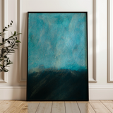 Abstract 244 Canvas Art 18" x 24" / 45 x 60 cm / Black