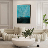 Abstract 244 Canvas Art 18" x 24" / 45 x 60 cm / Black
