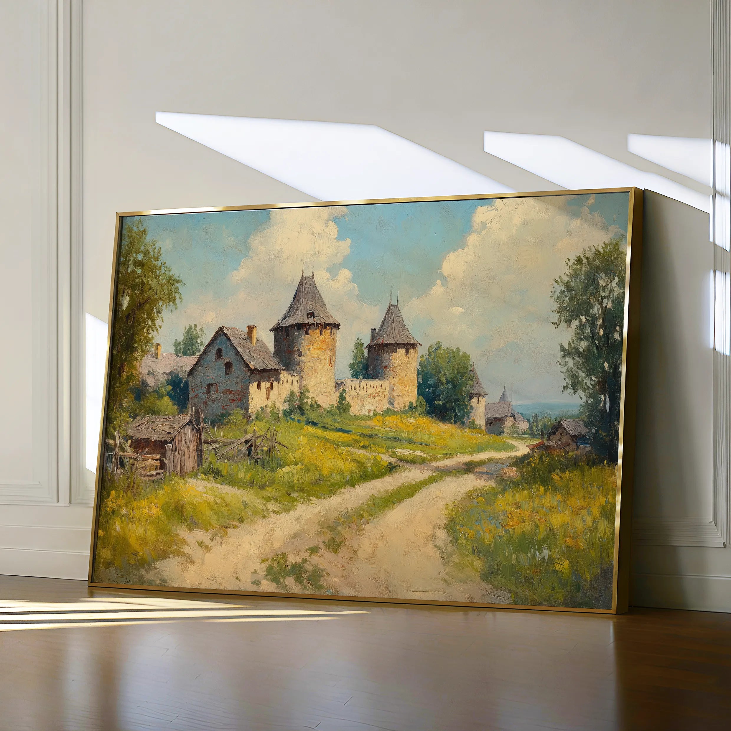 Landscape 244 Canvas Art 18" x 24" / 45 x 60 cm / Black