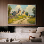 Landscape 244 Canvas Art 18" x 24" / 45 x 60 cm / Black