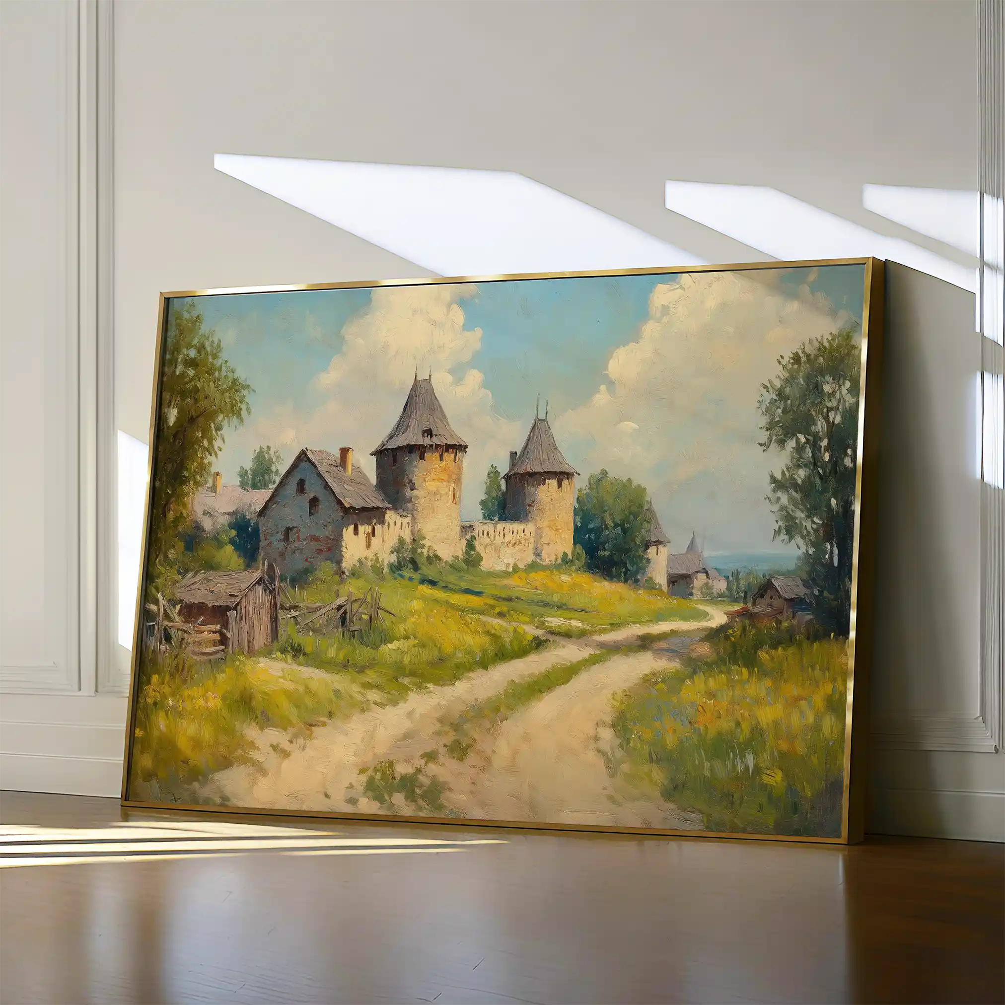 Landscape 244 Canvas Art 60 x 40 cm / Black